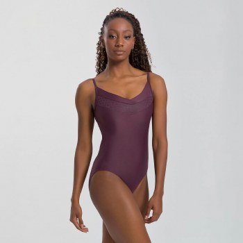 So Danca Mesh Back Camisole Leotard BY64 XSM CHOC - Applause